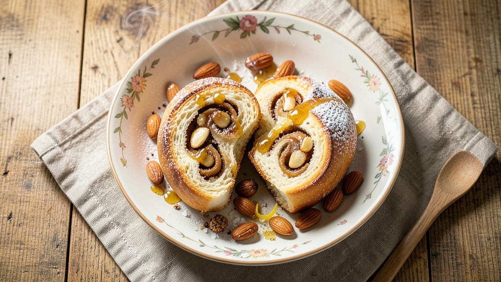 Almond-Filled Sweet Bread Recipe: Buttery Layers With Nutty Surprise