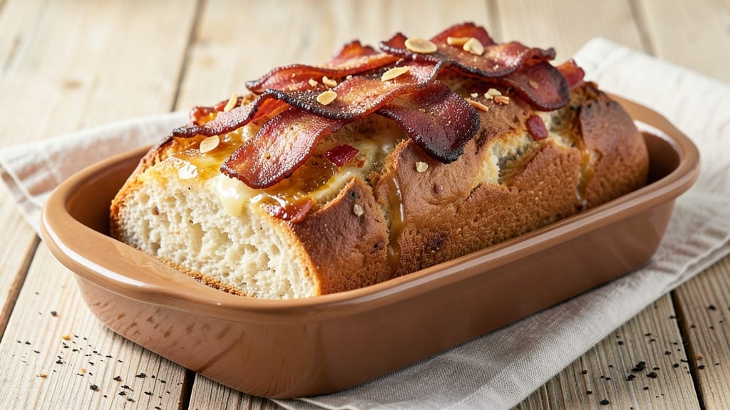 Bacon Bread Machine Recipe: Crispy Crust With Smoky Cheese Pull