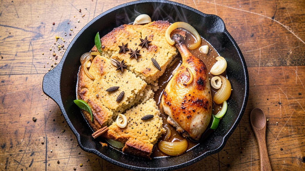 Ayesha Curry Cast Iron Cornbread Recipe: Spiced Sweetness With Crispy Cast Iron Crunch