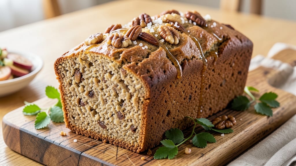 All Bran Banana Nut Bread Recipe: Fiber-Packed Loaf With Walnut Crunch