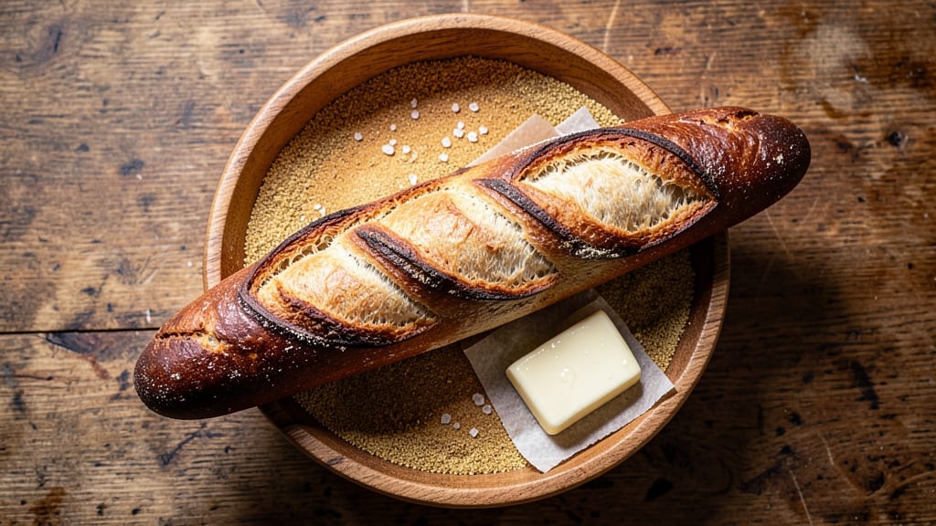 Artisan Baguette Bread Recipe: Crusty Golden Crunch With Tangy Depth