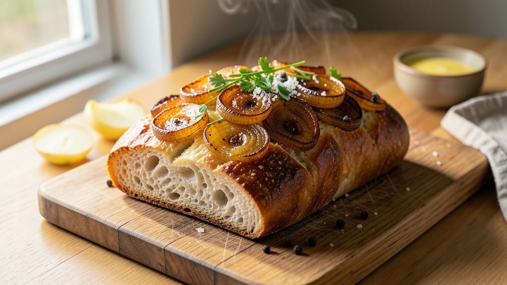 Artisan Onion Bread Recipe: Crispy Crust With Caramelized Sweetness