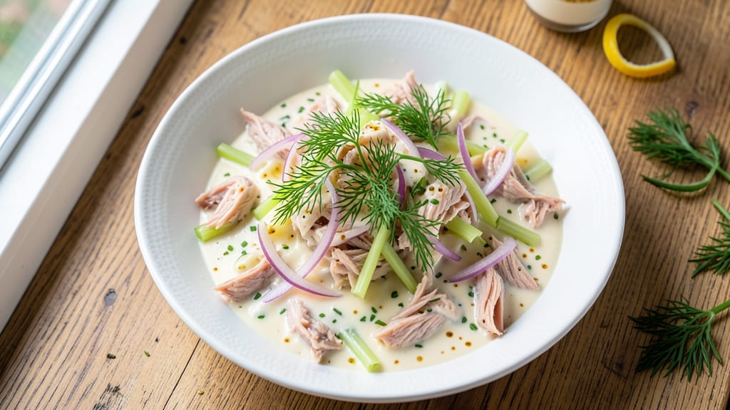 Atlanta Bread Company Tuna Salad Recipe: Crunchy Celery and Herb-Packed Bite-Sized Bites