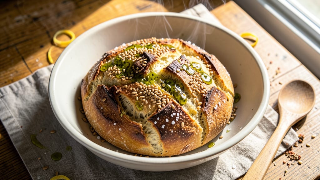 Arabic Barley Bread Recipe: Crusty Gold with Nutty, Spiced Depth