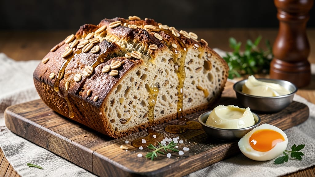 Artisan Oat Bread Recipe: Rustic Crust With Chewy Crumb Inside