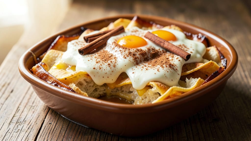 Abuelo's Mexican Bread Pudding Recipe: Spiced Tortilla Crunch With Caramelized Sweetness