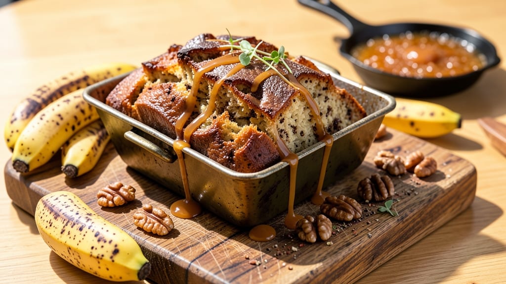 Ambitious Kitchen Banana Bread Recipe: Triple-Layered Crunch and Moist Swirls