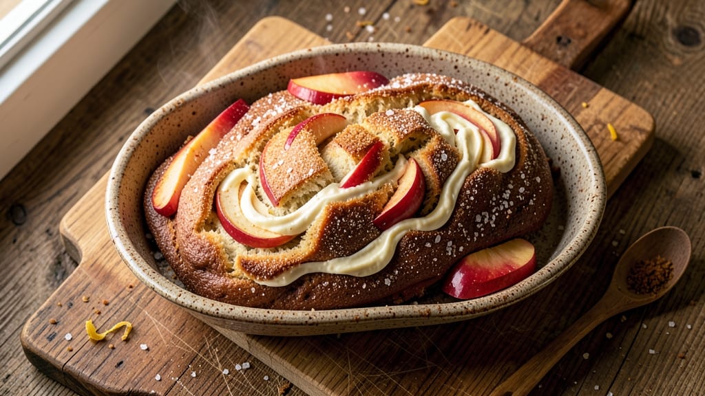 Apple Cream Cheese Bread Recipe: Swirled Sweetness and Buttery Crust