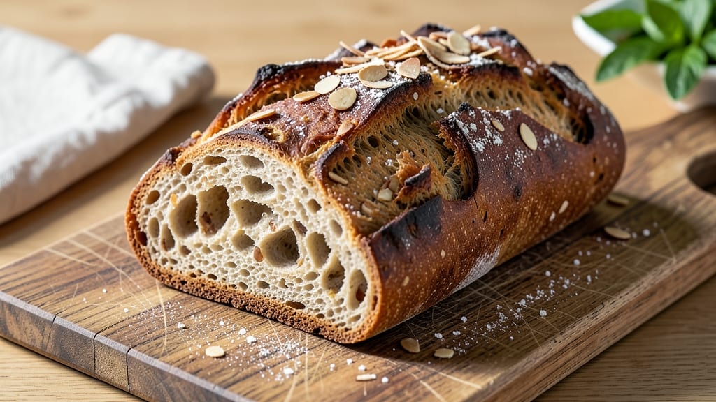 Almond Sourdough Bread Recipe: Nutty Crust With Pillowy Crumb Inside