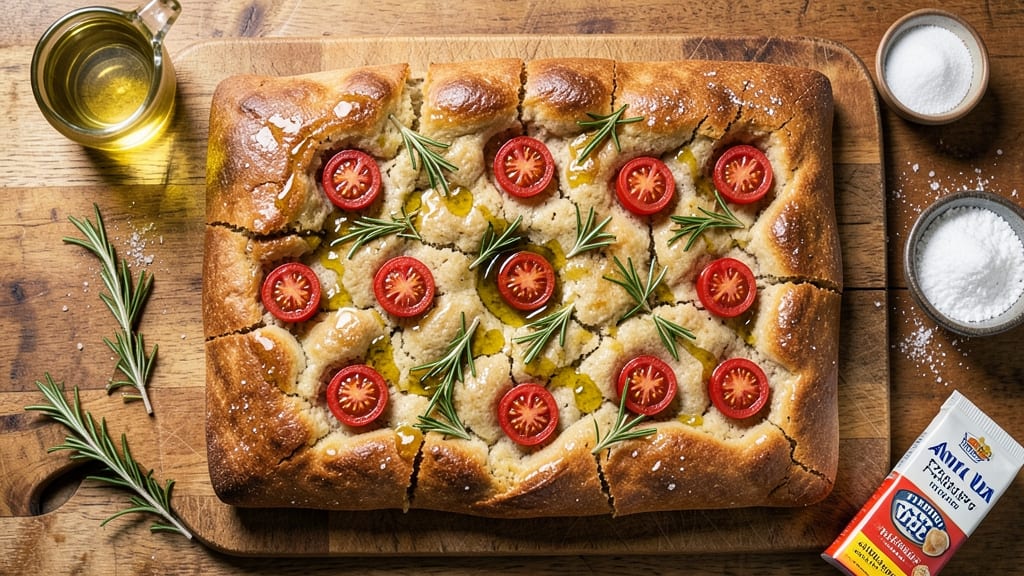 Anna Olson's Focaccia Bread Recipe: Olive Oil-Pooled Golden Crust