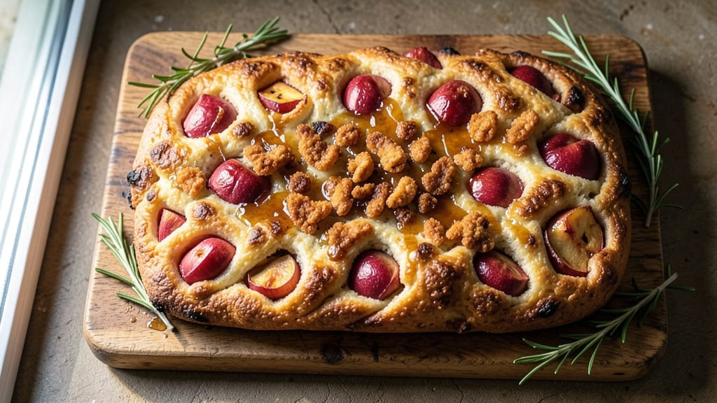 Apple Fritter Focaccia Bread Recipe: Caramelized Cinnamon-Sugar Crust With Soft Centers
