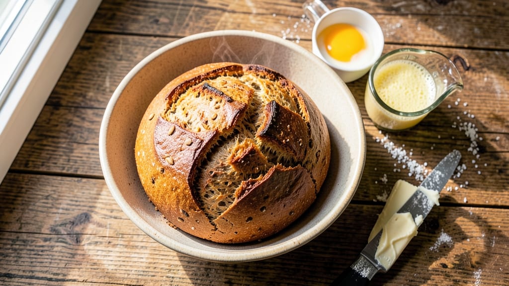 All Whole Wheat Bread Recipe: Artisan Crust With Nutty Depth in One Hour
