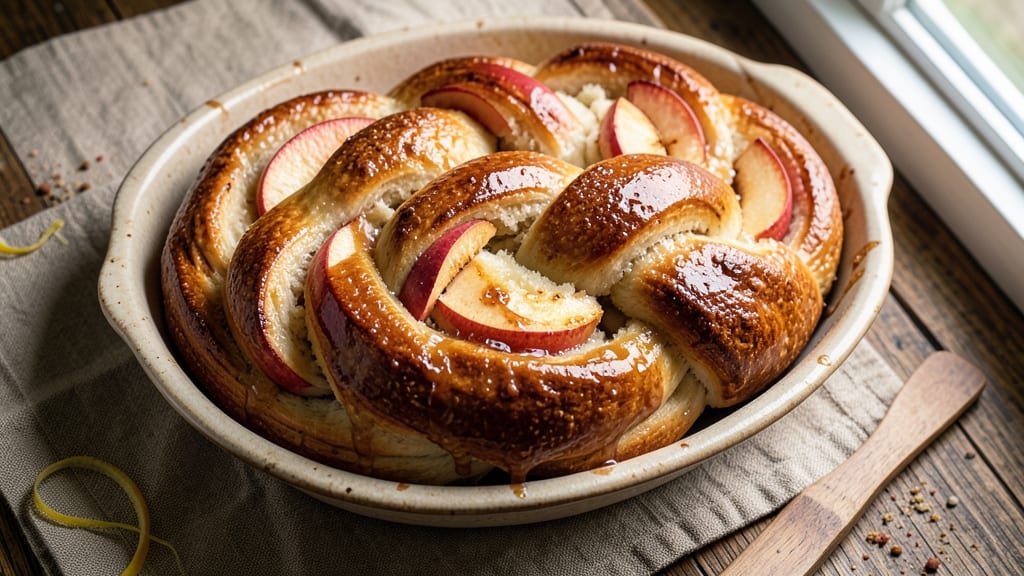 Apple Braid Bread Recipe: Flaky Layers and Caramelized Apple Filling