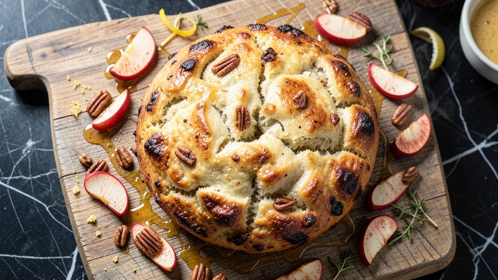 Apple Cinnamon Focaccia Bread Recipe: Warm Spiced Swirls With Buttery Crust