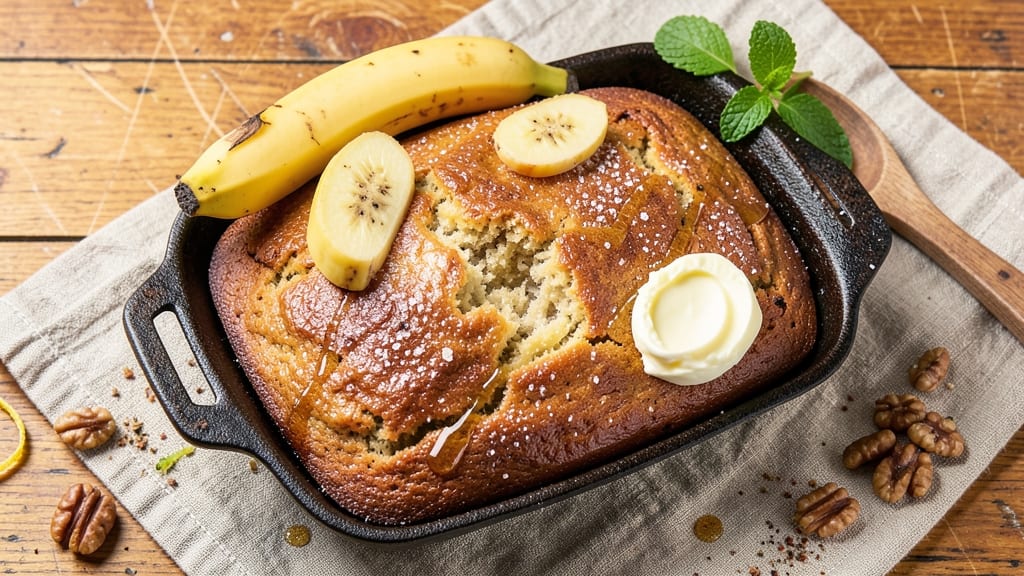 Australian Café-Style Banana Bread Recipe: Warm Spice and Walnut Swirls in One Loaf