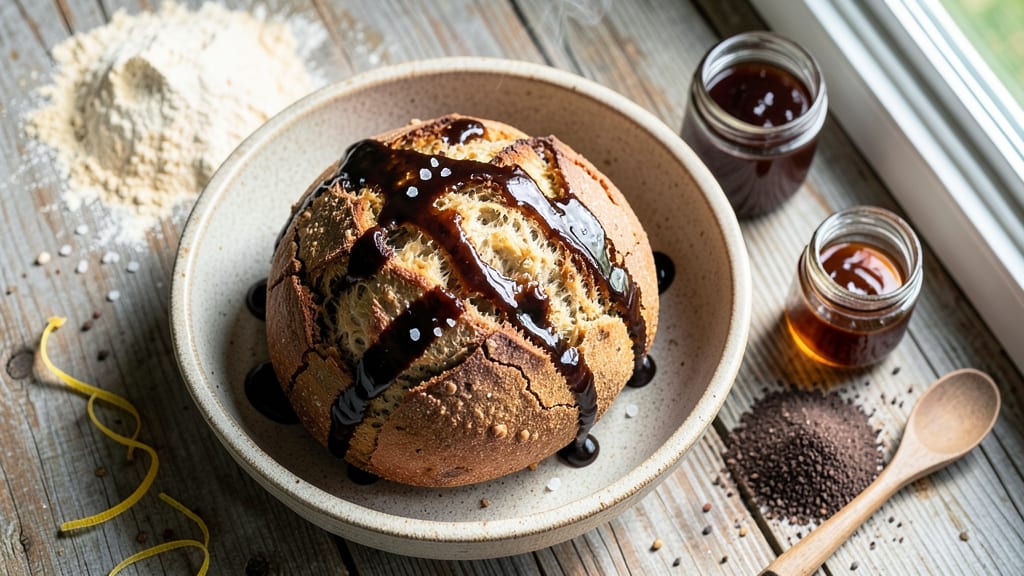 Artisan Brown Bread Recipe: Rustic Crust and Molasses Depth in 24 Hours