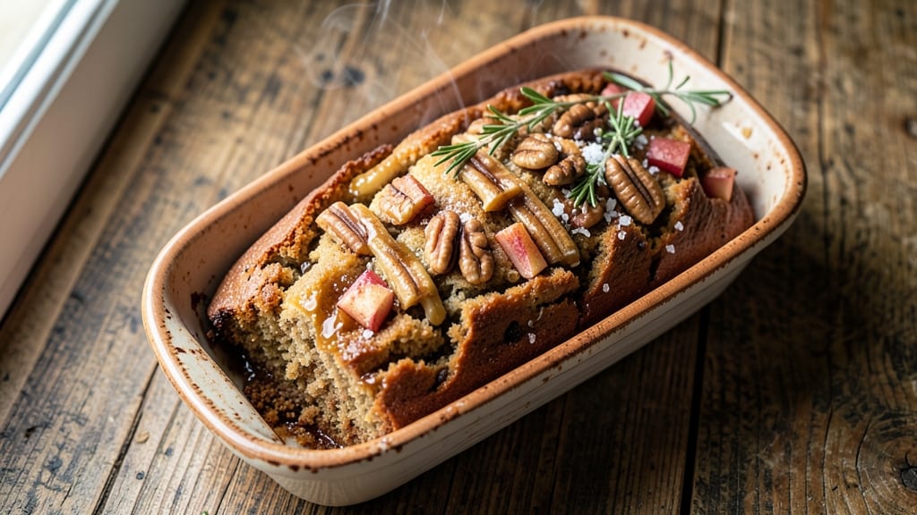 Apple Cider Banana Bread Recipe: Spiced Apple Chunks in Moist Vanilla Crumb