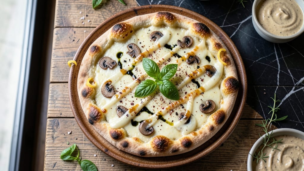 Alfredo Flatbread Pizza Recipe: Crispy Crust Meets Creamy Cheese Pull
