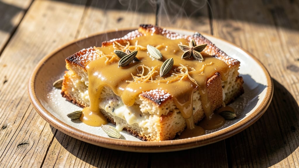 Arabian Bread Pudding Recipe: Cardamom-Spiced Warmth With Crispy Top
