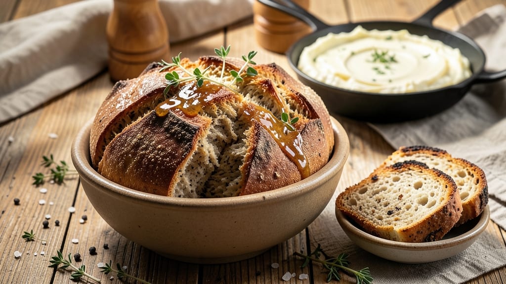 All Rye Flour Bread Recipe: Crusty Crust and Deep Nutty Flavor