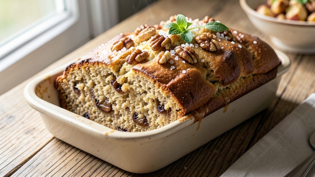 American Banana Bread Recipe: Moist Crumb With Walnut-Studded Top