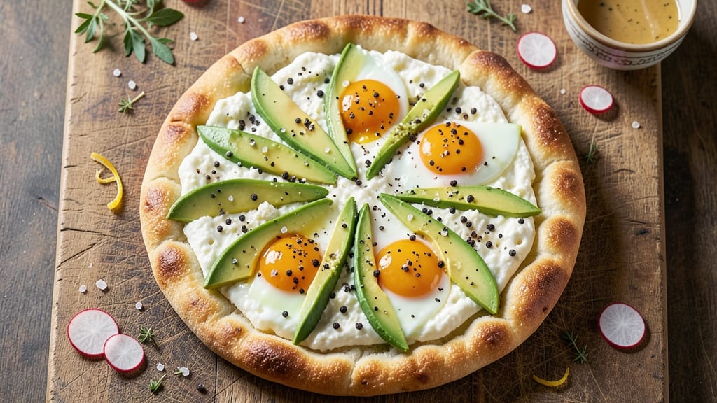 Avocado Cottage Cheese Egg Flatbread Recipe: Savory Crunch With Creamy Centers Locked In