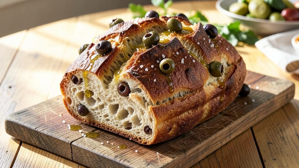Acme Olive Bread Recipe: Mediterranean Crust With Briny Bite
