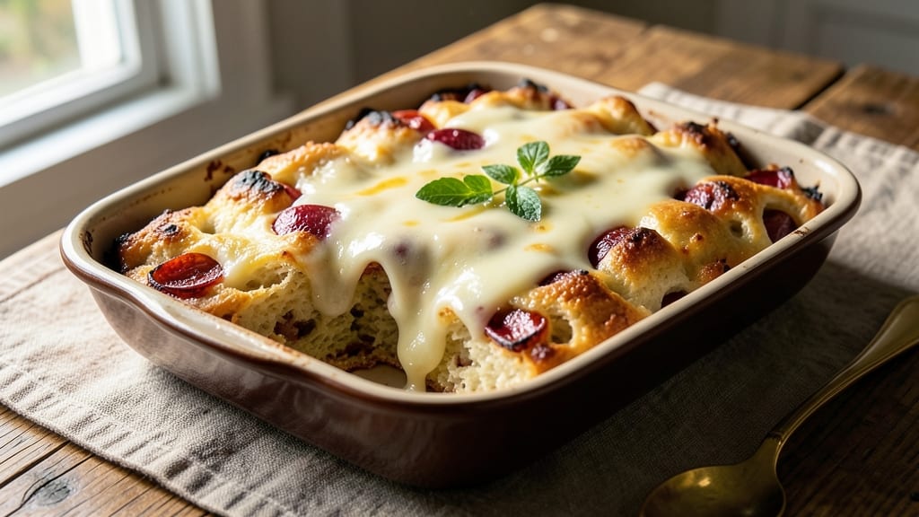 Apple Custard Bread Pudding Recipe: Spiced Apple Chunks in Vanilla Cream Dream