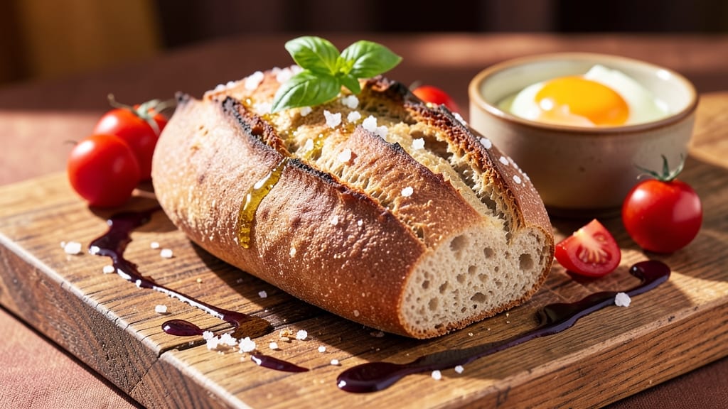 Authentic Italian Semolina Bread Recipe: Crusty Crunch and Tangy Depth in One Loaf
