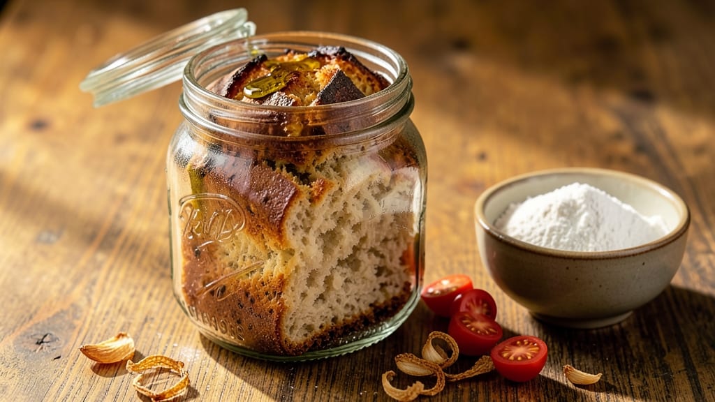 Atomic Bread in a Jar Recipe: No-Knead Magic With Foil-Sealed Crust