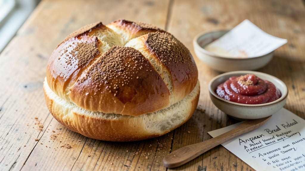 Anpan Bread Recipe: Sweet Red Bean Filling in Crusty Layers