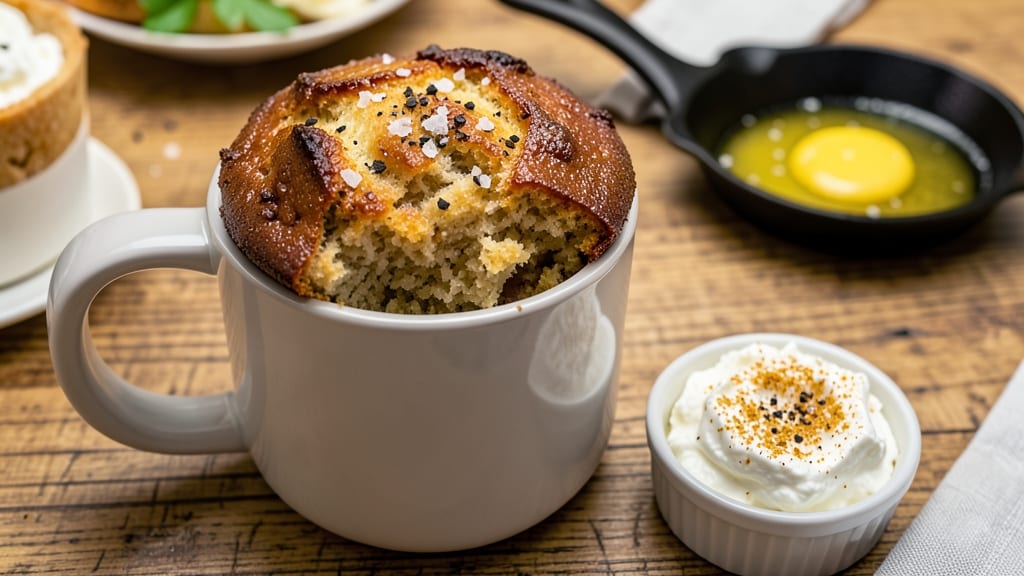 90-Second Keto Mug Bread Recipe: Microwave Magic for Low-Carb Toast