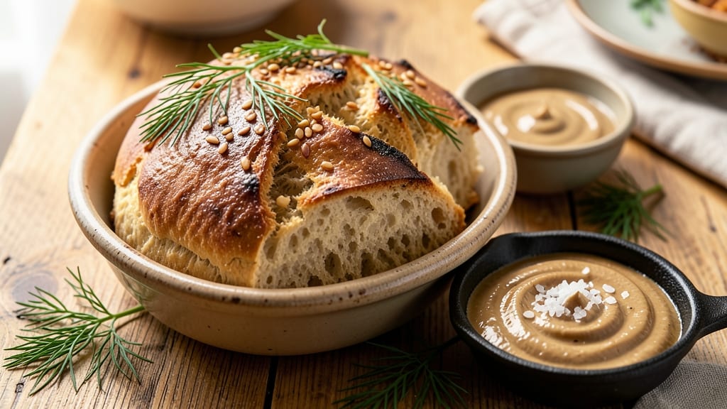 Armenian Tahini Bread Recipe: Nutty Sesame Crust With Foil-Sealed Softness