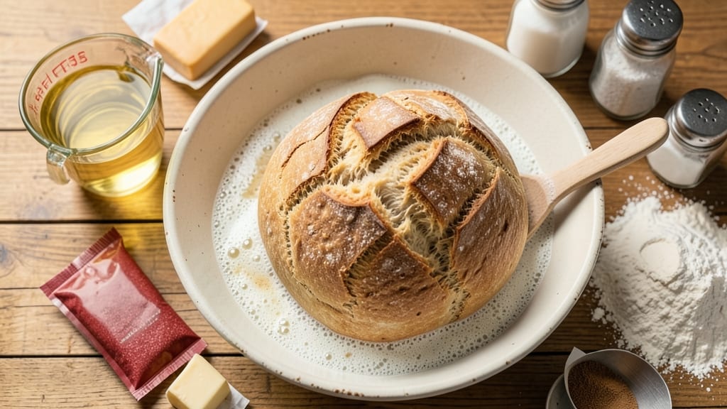 20 Min Homemade Bread Recipe: No-Knead Crusty Loaves in Minutes