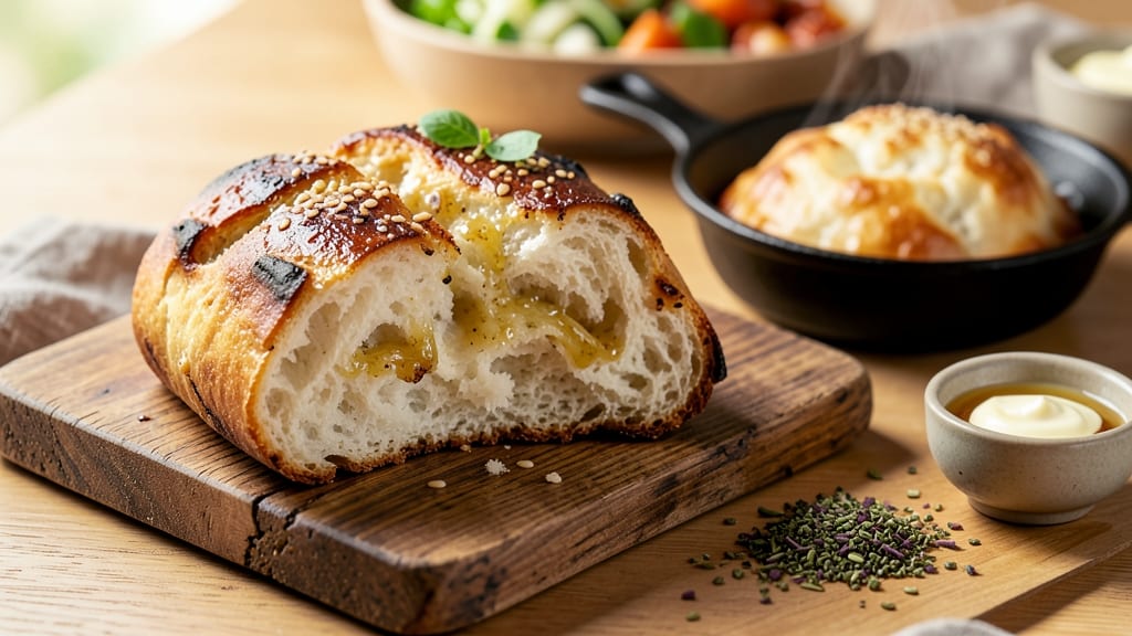 Arabic Shawarma Bread Recipe: Warm Spiced Flatbread With Buttery Layers