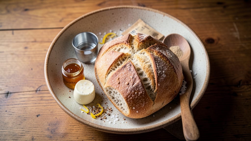 Bread Recipe: Crusty Artisan Loaf With Tangy Depth in One Hour