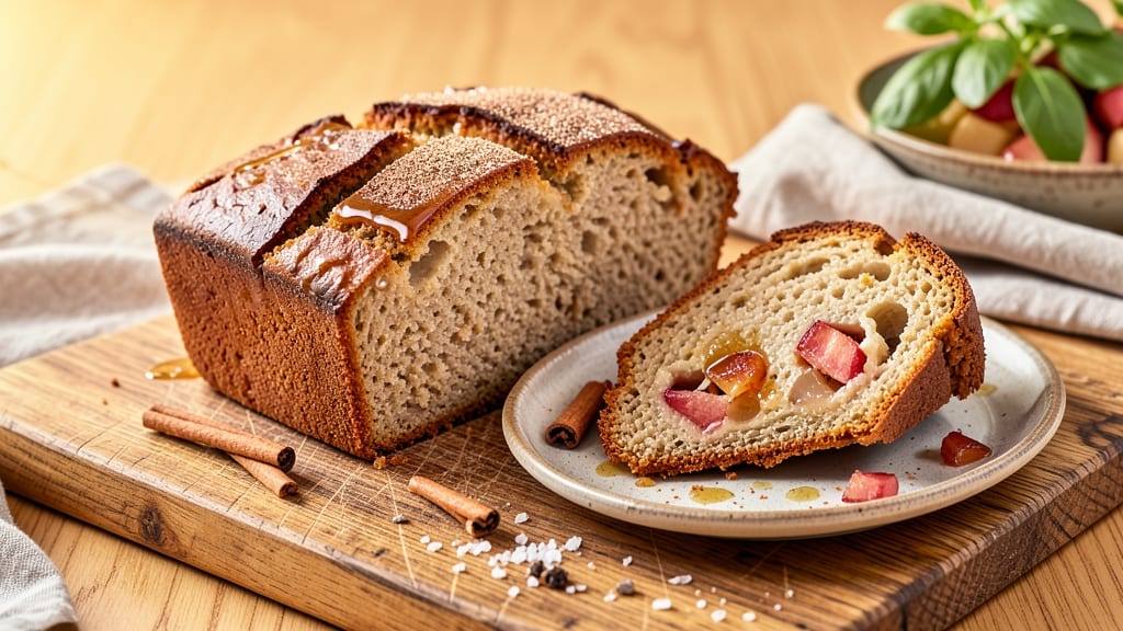 Apple Bread Recipe No Milk: Spiced Cinnamon Swirls and Golden Crust