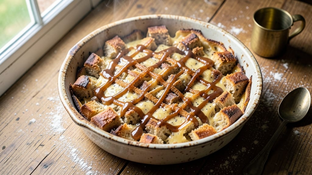 Antique Bar and Bakery Bread Pudding Recipe: Warm Vanilla-Infused Layers With Crispy Top