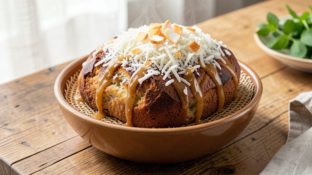Asian Coconut Bread Recipe: Tropical Sweetness With Crispy Crust
