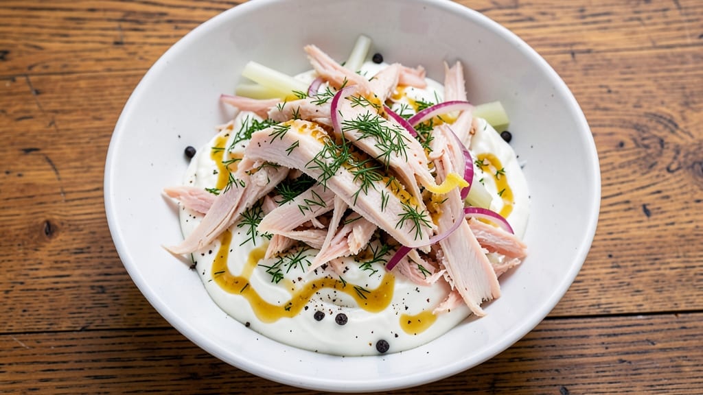 Atlanta Bread Company Chicken Salad Recipe: Herbed Yogurt Base With Crunchy Celery Bites