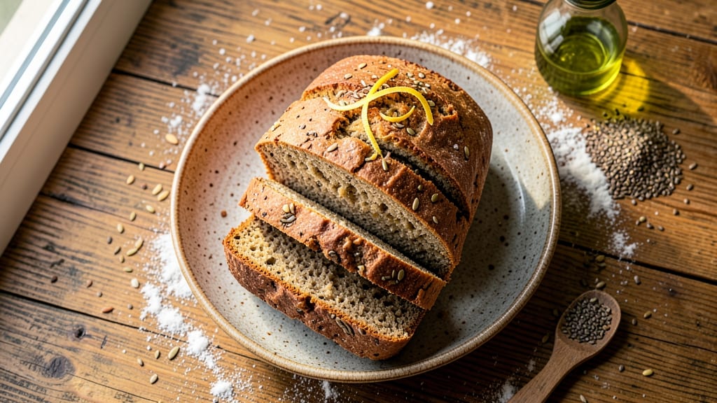 Almond Flour and Flaxseed Bread Recipe: Nutty-Grain Crust With Light Airy Crumb