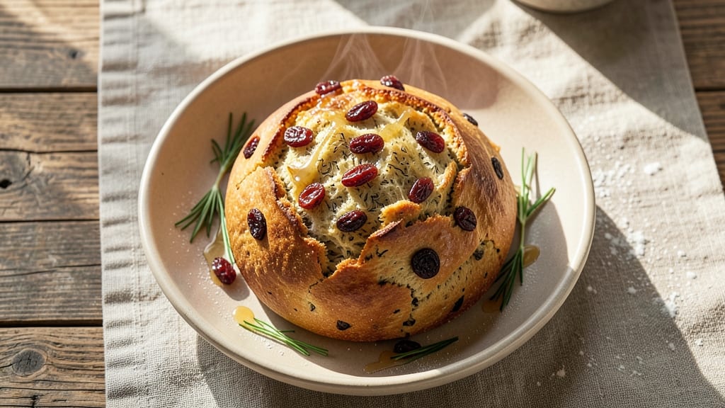 Amy's Raisin and Fennel Bread Recipe: Warm Spiced Loaf With Crusty Top and Sweet Filling
