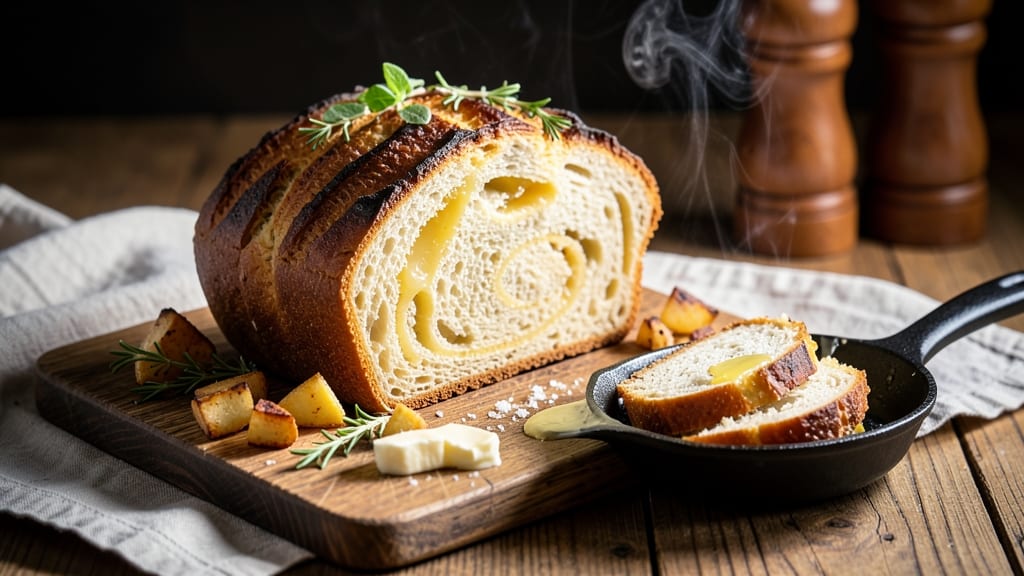 Artisan Potato Bread Recipe: Fluffy Crust With Hearty Potato Swirls