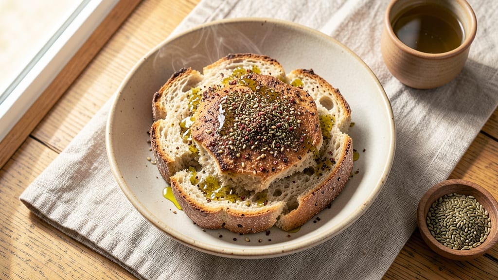 Ancient Israel Bread Recipe: Biblical Flatbread With Olive Oil and Za’atar